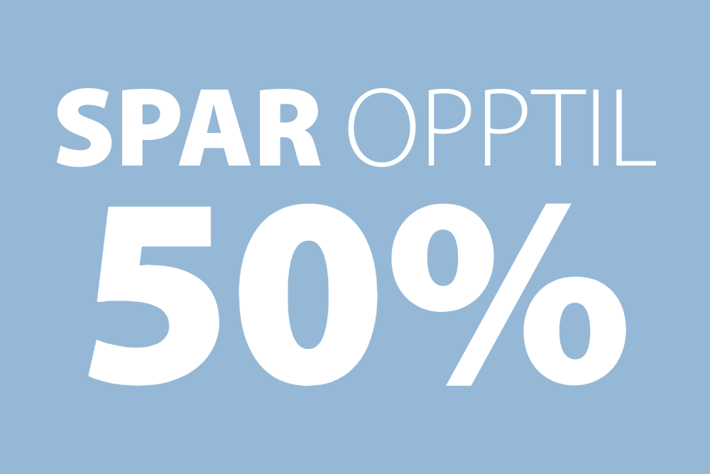 Spar opptil 50% på et utvalg av varer til hagen