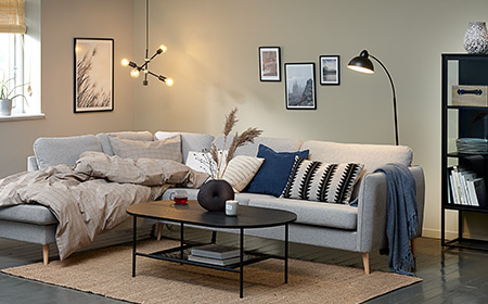 Sofa “hygge” i stuen
