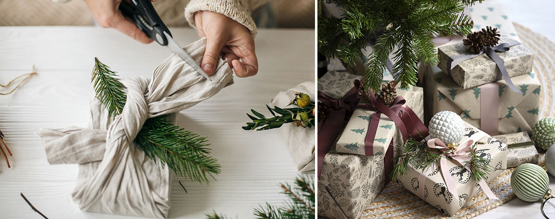 6 kreative måter for innpakking av julegavene