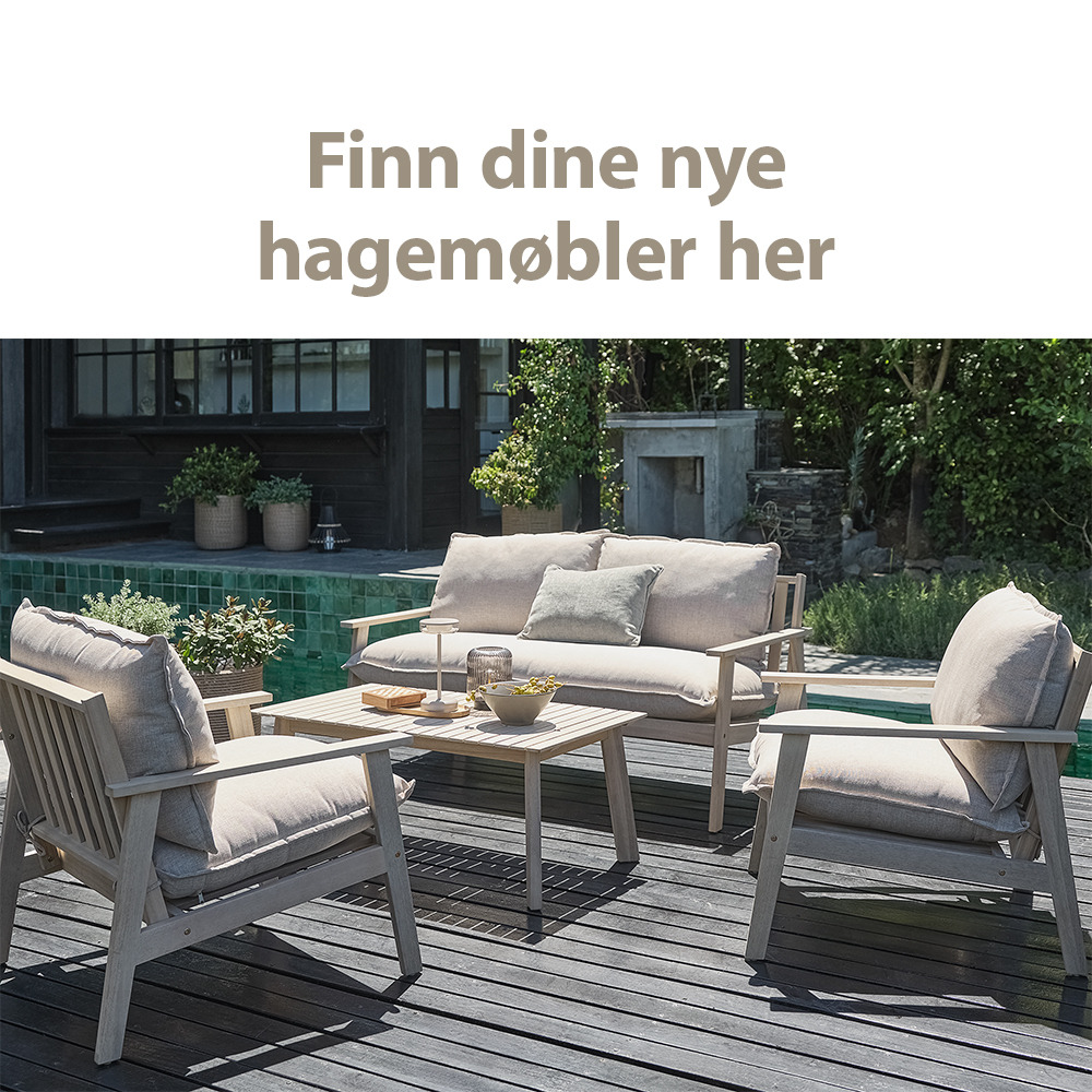 Oppdag vårt store utvalg innen hagemøbler