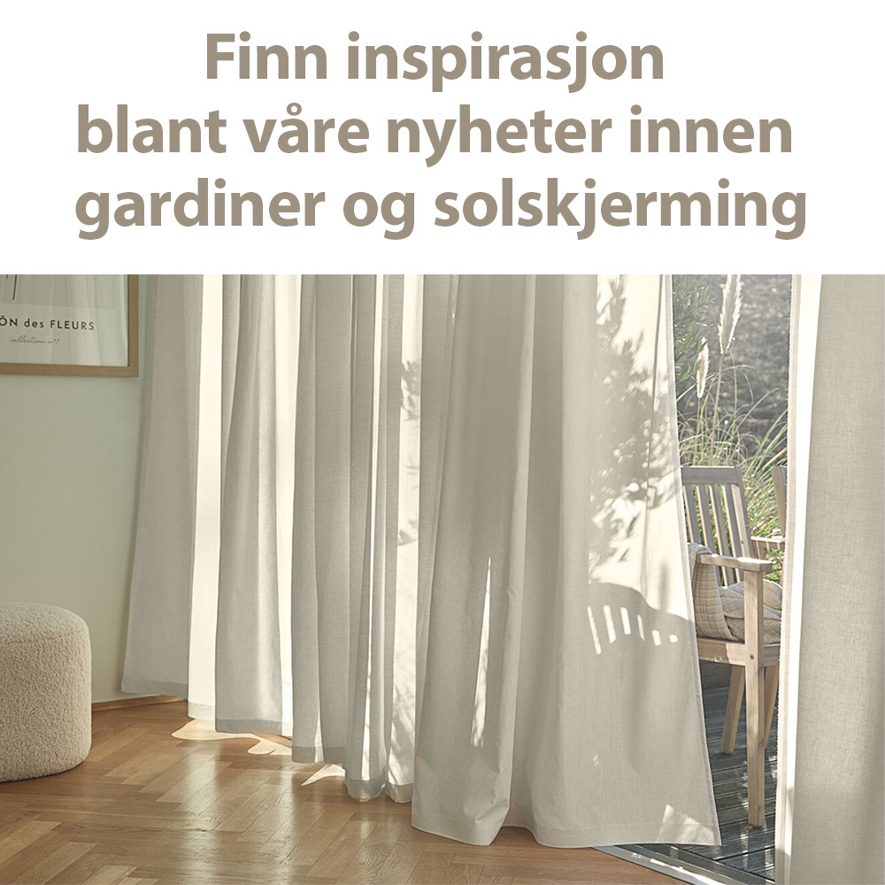 Forny hjemmet med gardiner