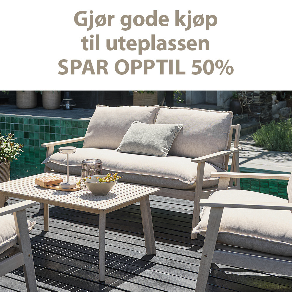 Gjør gode kjøp til uteplassen
