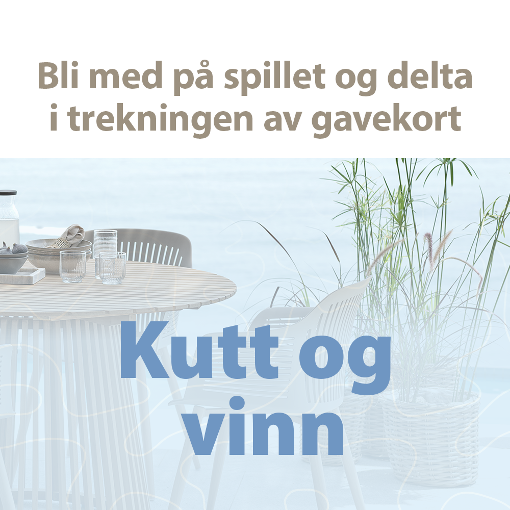 Kutt hagemøblene og test vinnerlykken