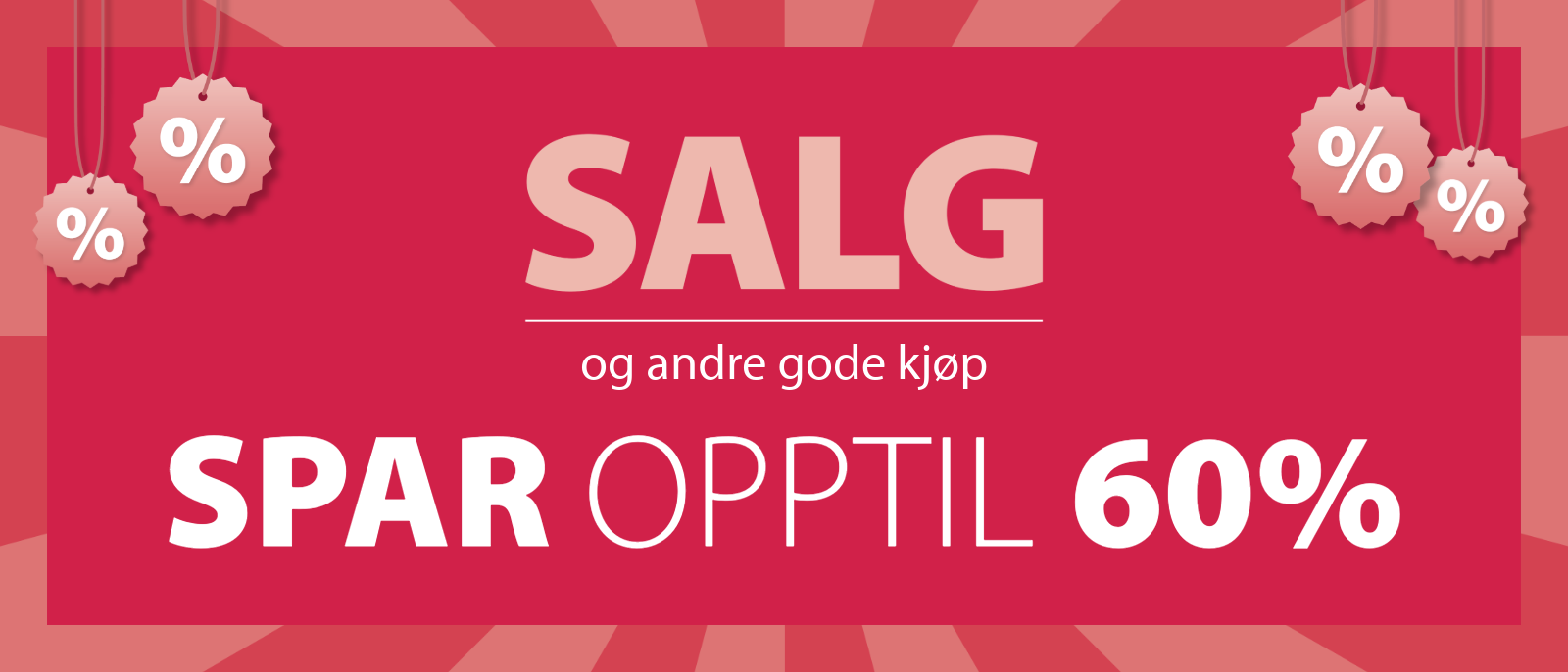 Spar opptil 60% på sommersalget