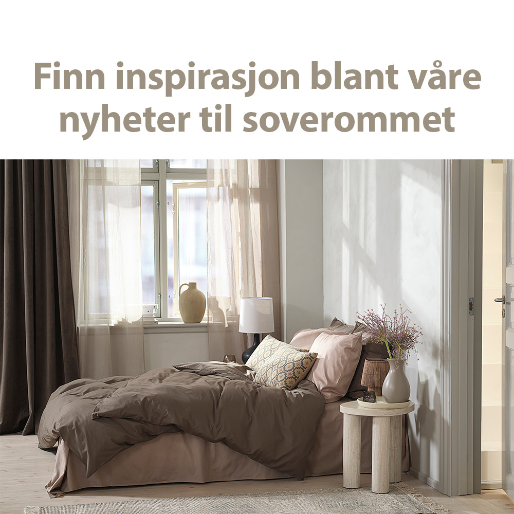 Finn din stil blant vårt store sortiment av sengetøy