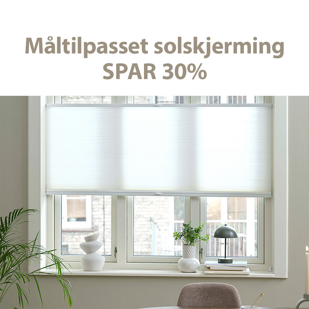 Skreddersydde gardiner og solskjerming på spesialmål