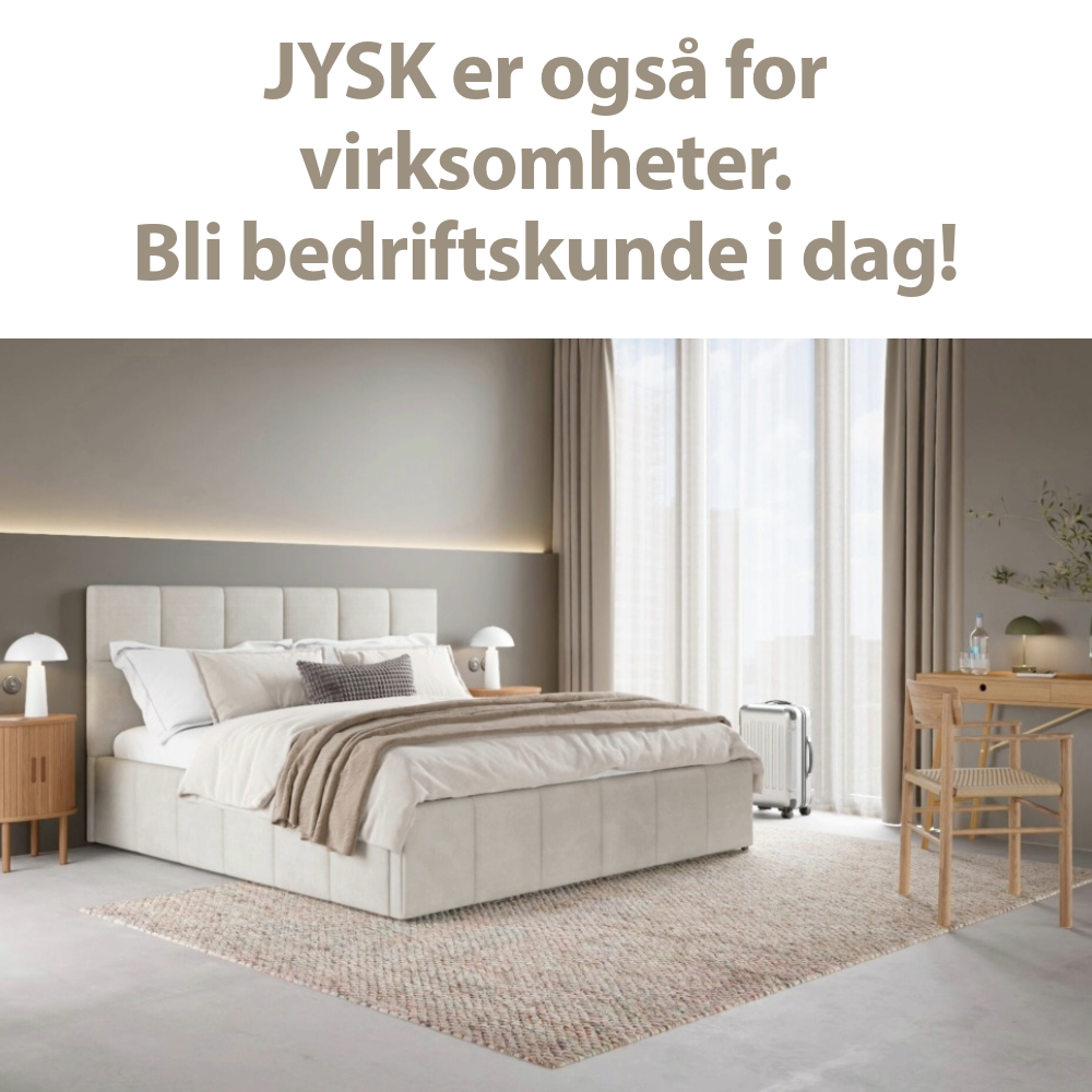 JYSK er også for virksomheter, bli bedriftskunde i dag!