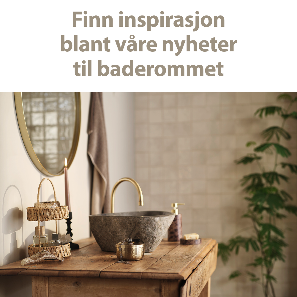 Finn inspirasjon blant våre nyheter til badet