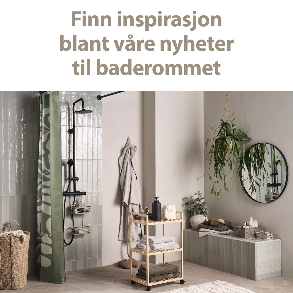 Finn inspirasjon blant våre nyheter til badet
