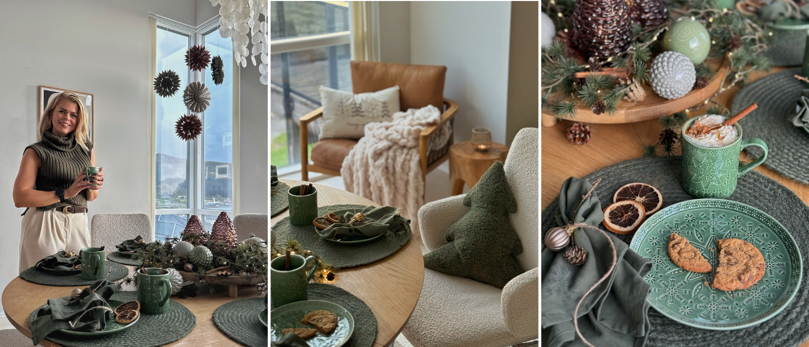 En moderne, elegant og naturinspirert jul! En moderne, elegant og naturinspirert jul!