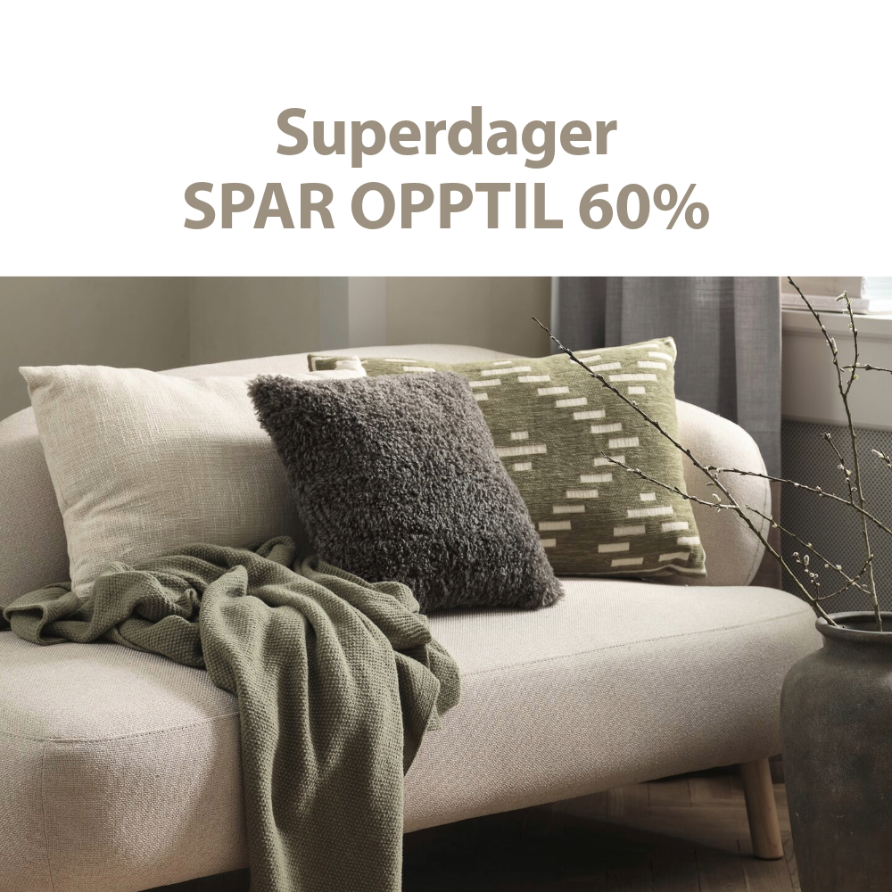 SPAR OPPTIL 60% på et bredt utvalgt av varer og kategorier