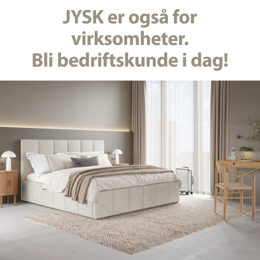 JYSK er også for virksomheter, bli bedriftskunde i dag!