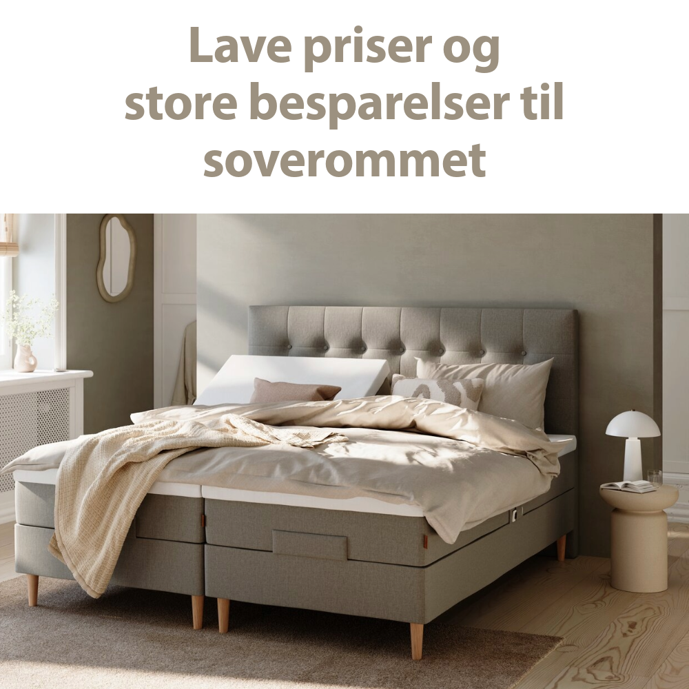 Lave priser og store besparelser til soverommet