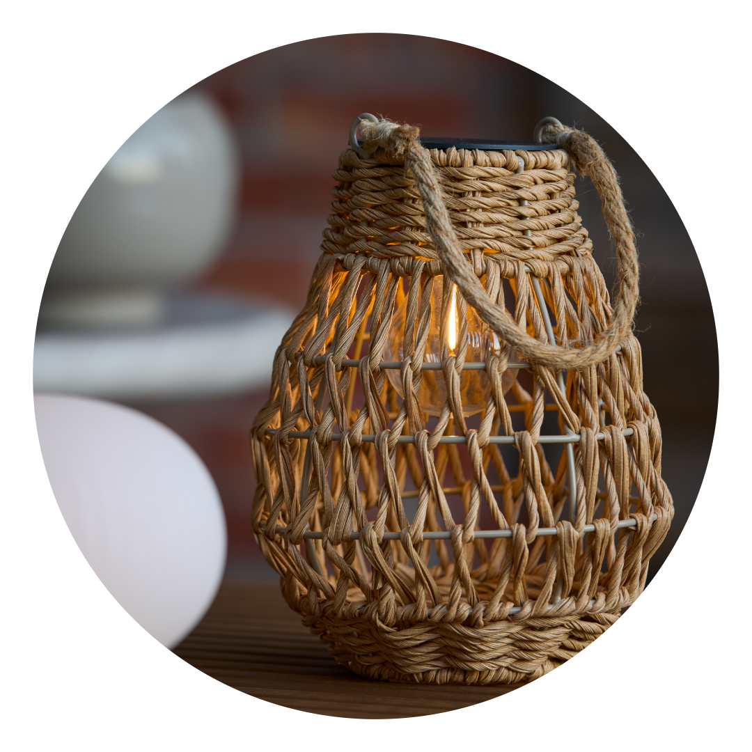 Lamper og lyslykter til uteplassen