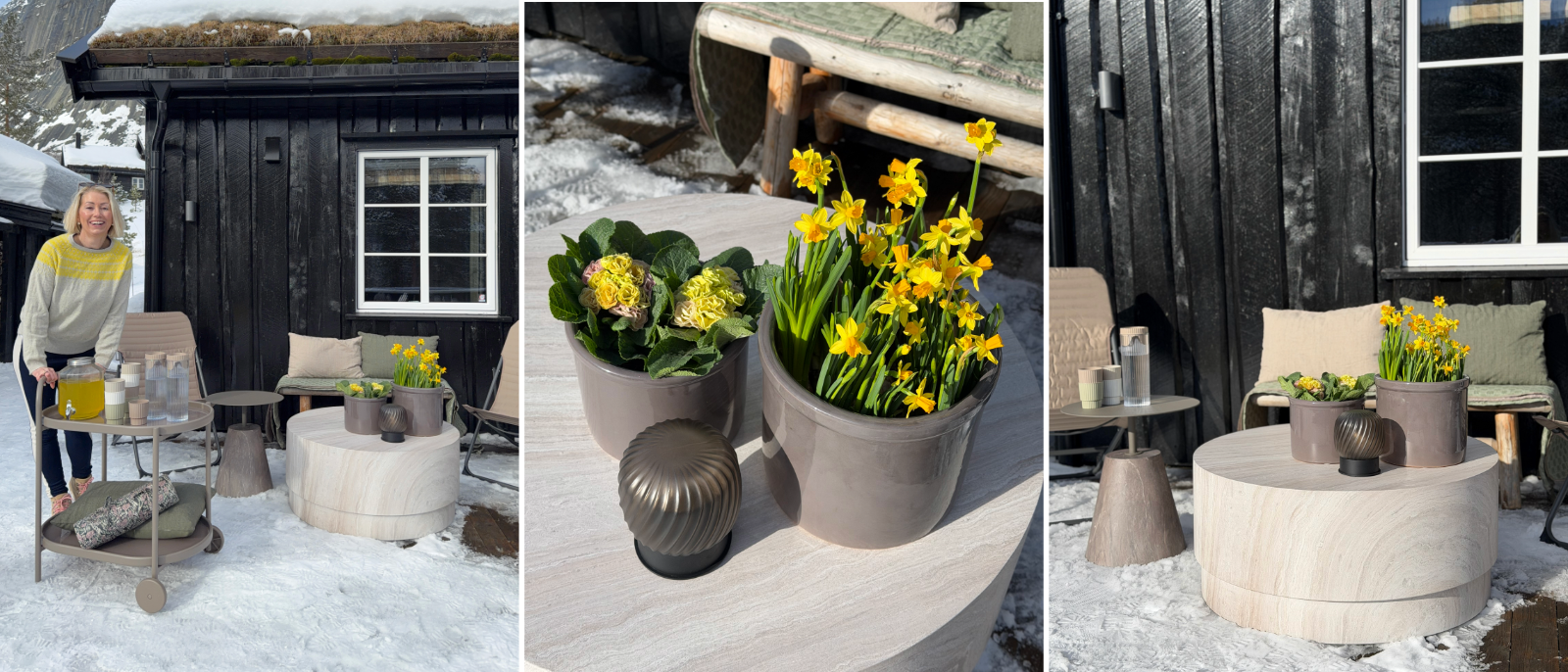 Påskestemning i solveggen med hagemøbler fra JYSK Påskestemning i solveggen med hagemøbler fra JYSK