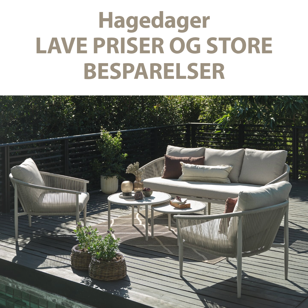 Lave priser og store besparelser på mer enn 80 varer til hagen