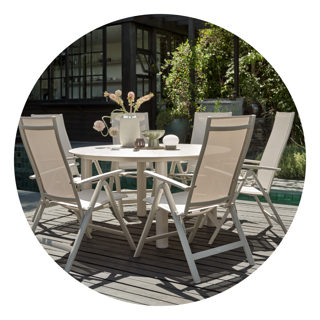 Hagebord og hagestoler