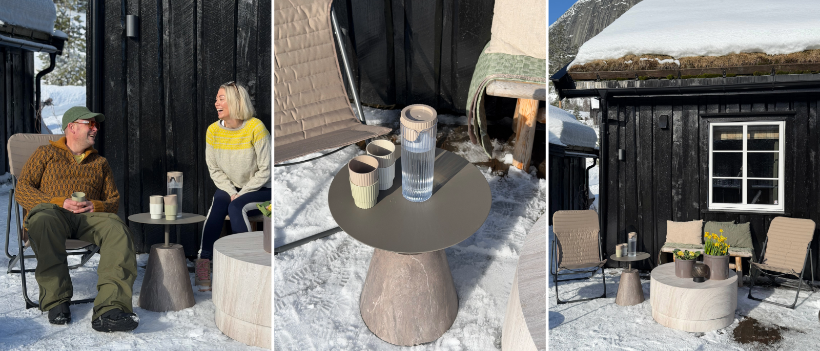 Nyt våren i solveggen med nye hagemøbler fra JYSK