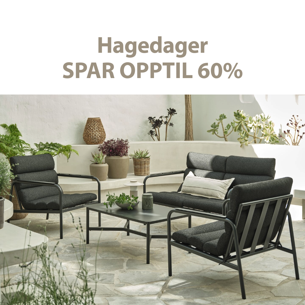 Spar opptil 60% på hagedager