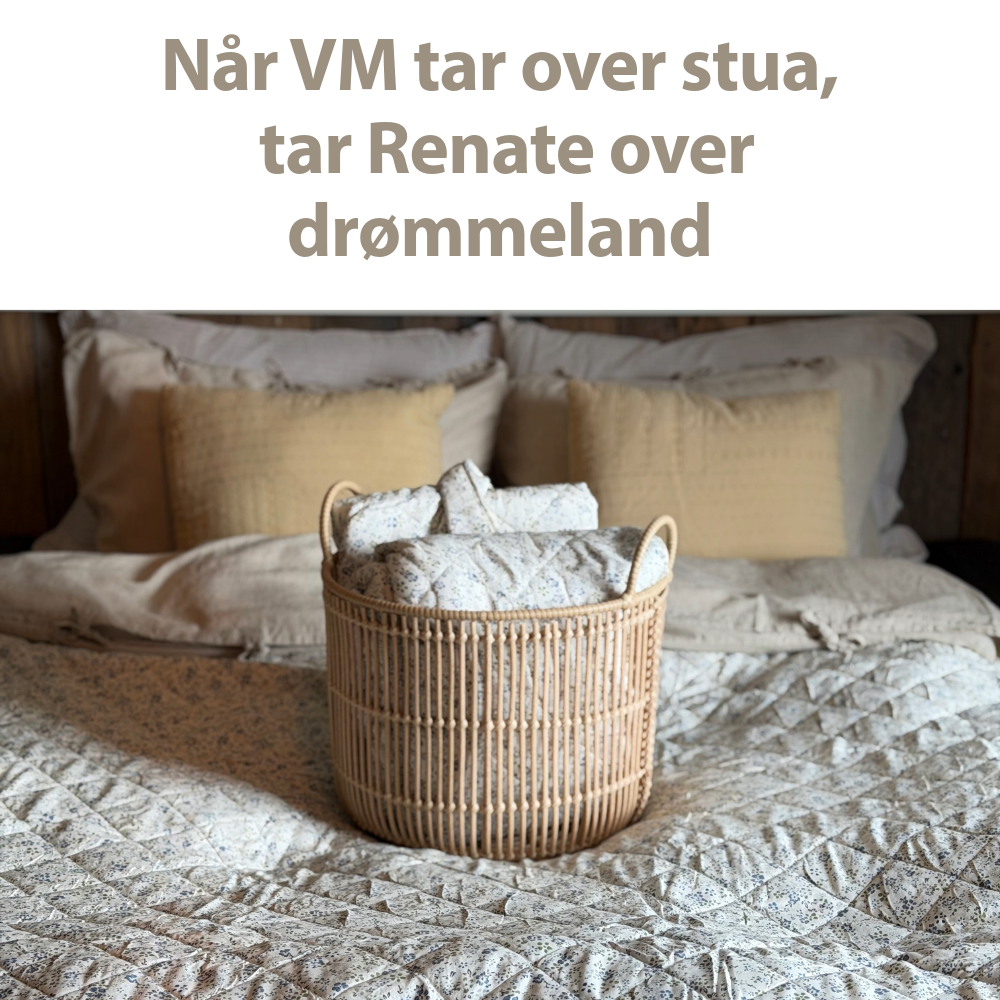 Når VM tar over stua, tar Renate over drømmeland