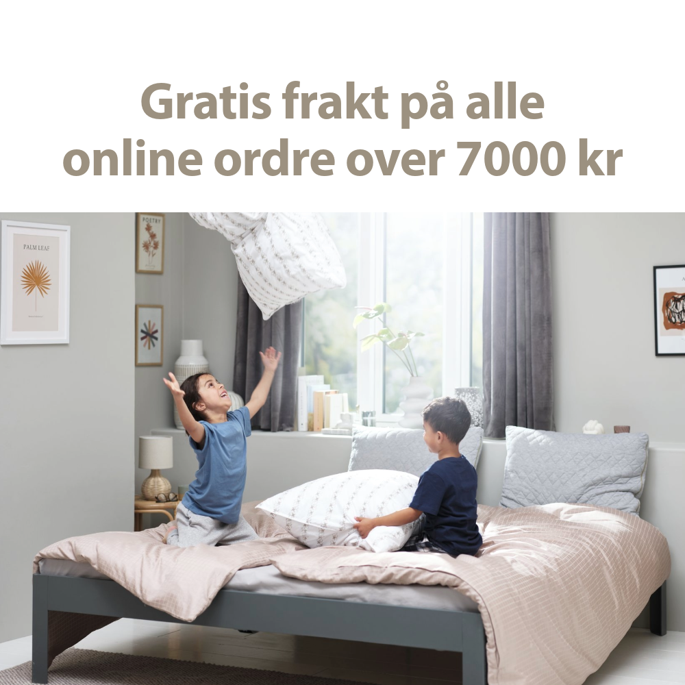 Gratis frakt på alle online ordre over 7000 kr