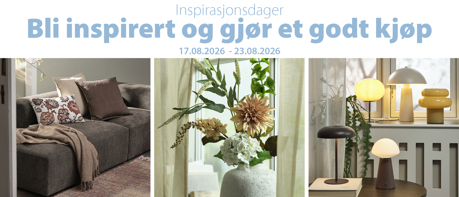 Bli inspirert og gør et godt kjøp