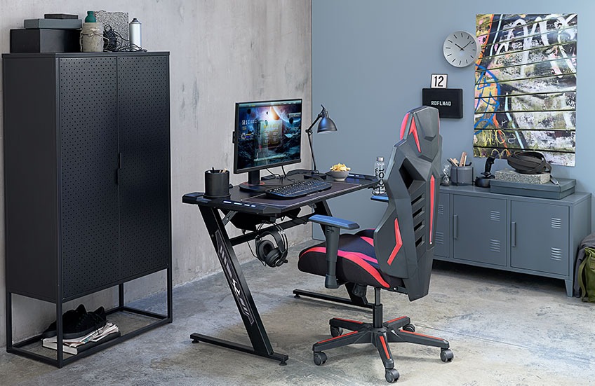 Hvordan velge riktig gamingstol og PC bord? | JYSK Gamingbord Langholm | FINN.no