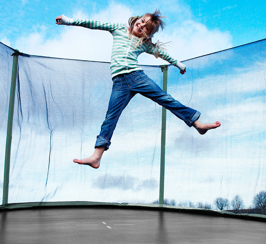 STOJ trampoline med sikkerhetsnett | JYSK